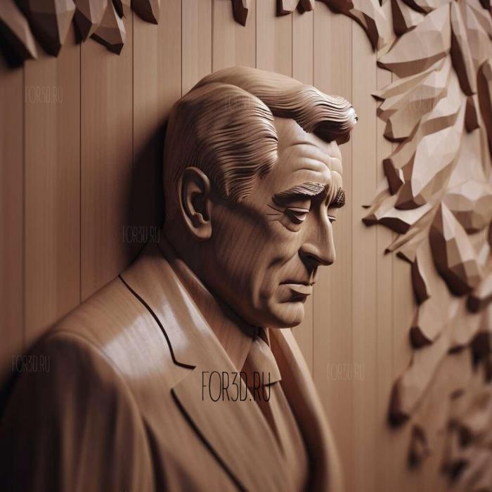 Cary Grant 1 stl model for CNC
